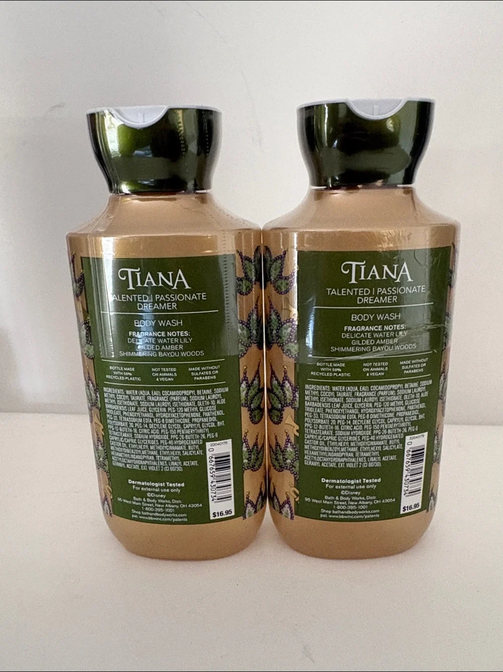 Bath & Body Works Princess Tiana Body Wash Duo Sealed